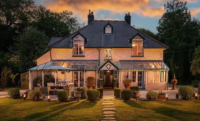 A twilight moment at The Cors Country House